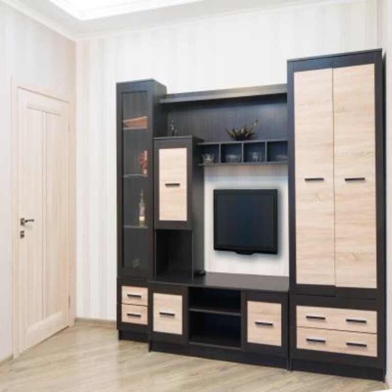 Stylish and Spacious TV Wardrobe