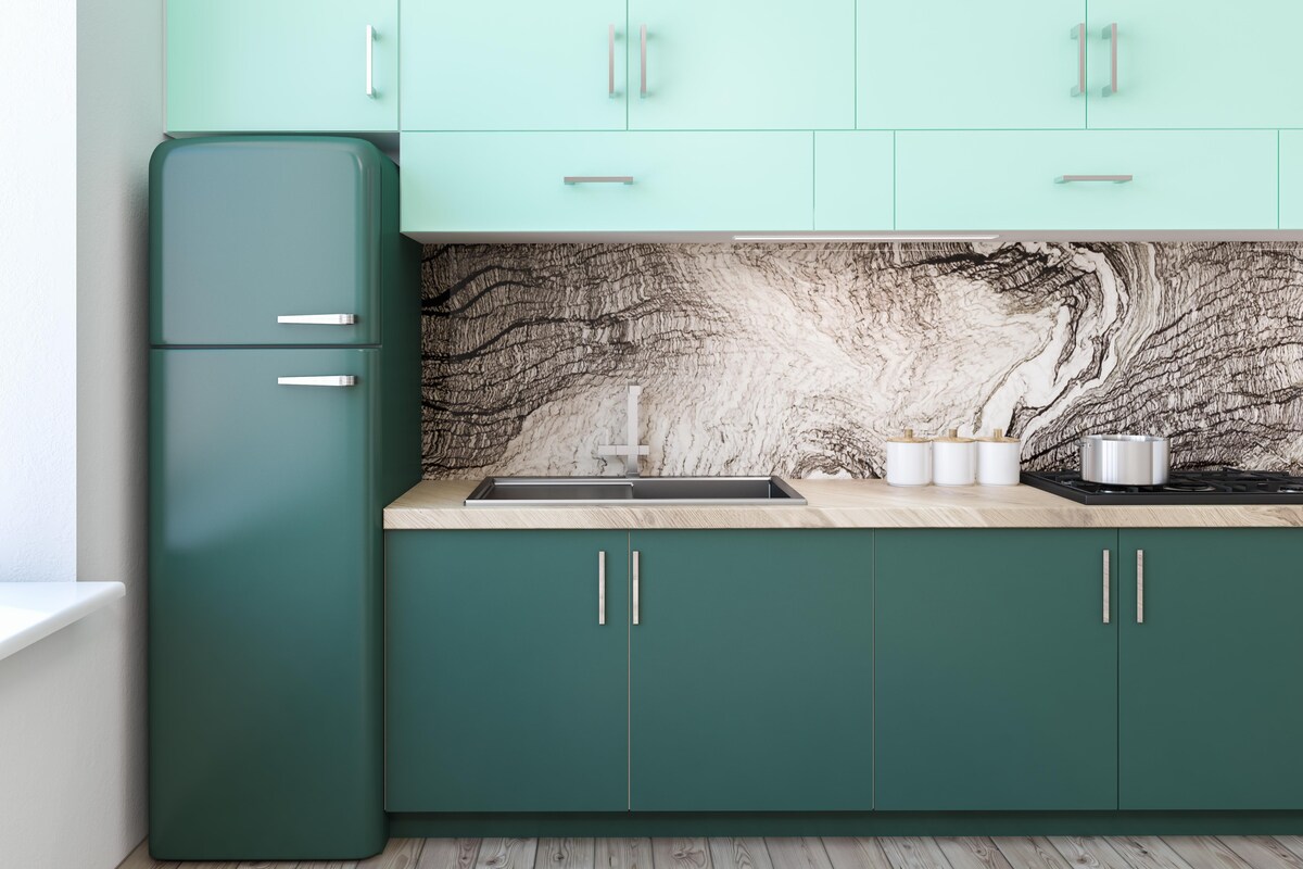 Modern Green Kitchen Cabinets Modern Green Kitchen Cabinets
