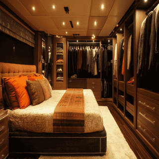 Art-Deco-Master-Bedroom-Design-with-King-Bed-and-Walk-In-Wardrobe