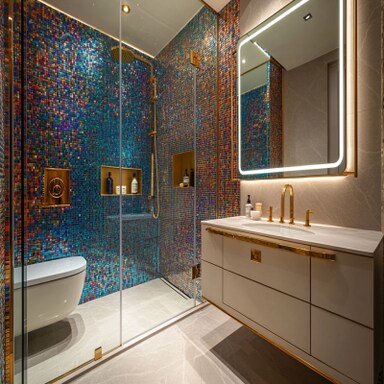 59 Latest Bathroom Tiles Design for Floors and Walls in India 2025