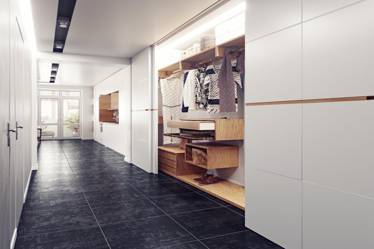 Modern Slide-out Wardrobe Modern Slide-out Wardrobe