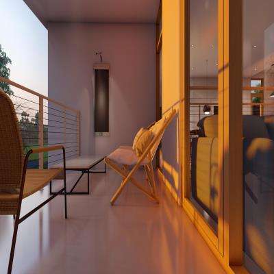 Simple Minimalist Balcony Design