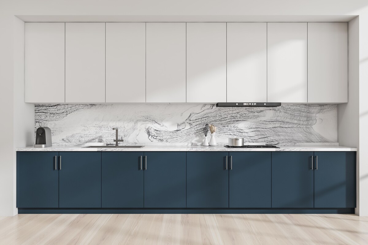 Minimal Tones in Modern Modular Kitchen