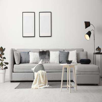 Living Room Sofa Design With Grey and White Tones