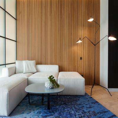 Wooden Wall Design for Living Room