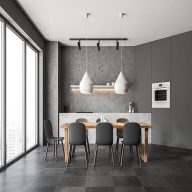 67 Grey Kitchen Interior Design Ideas & Images 2024