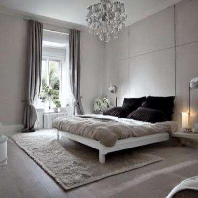 Elegant Scandinavian Master Bedroom Design