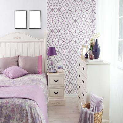 Master Bedroom Design with Wallpaper