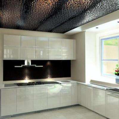 Glass False Ceiling Design for Kitchen