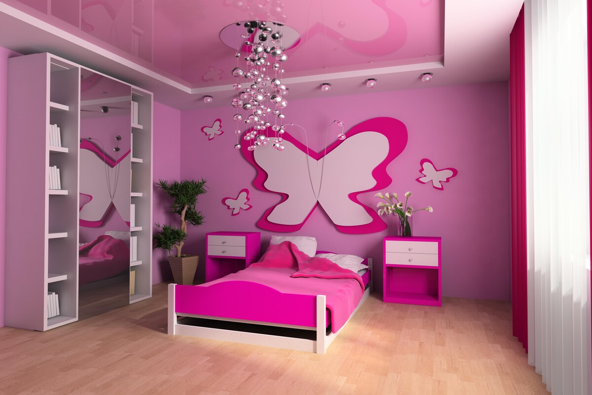 Cute Butterfly Kids Room