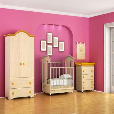 Wooden Kids Room Almirah Design