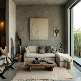 Modern Grey Textured Living Room Wall Paint Design