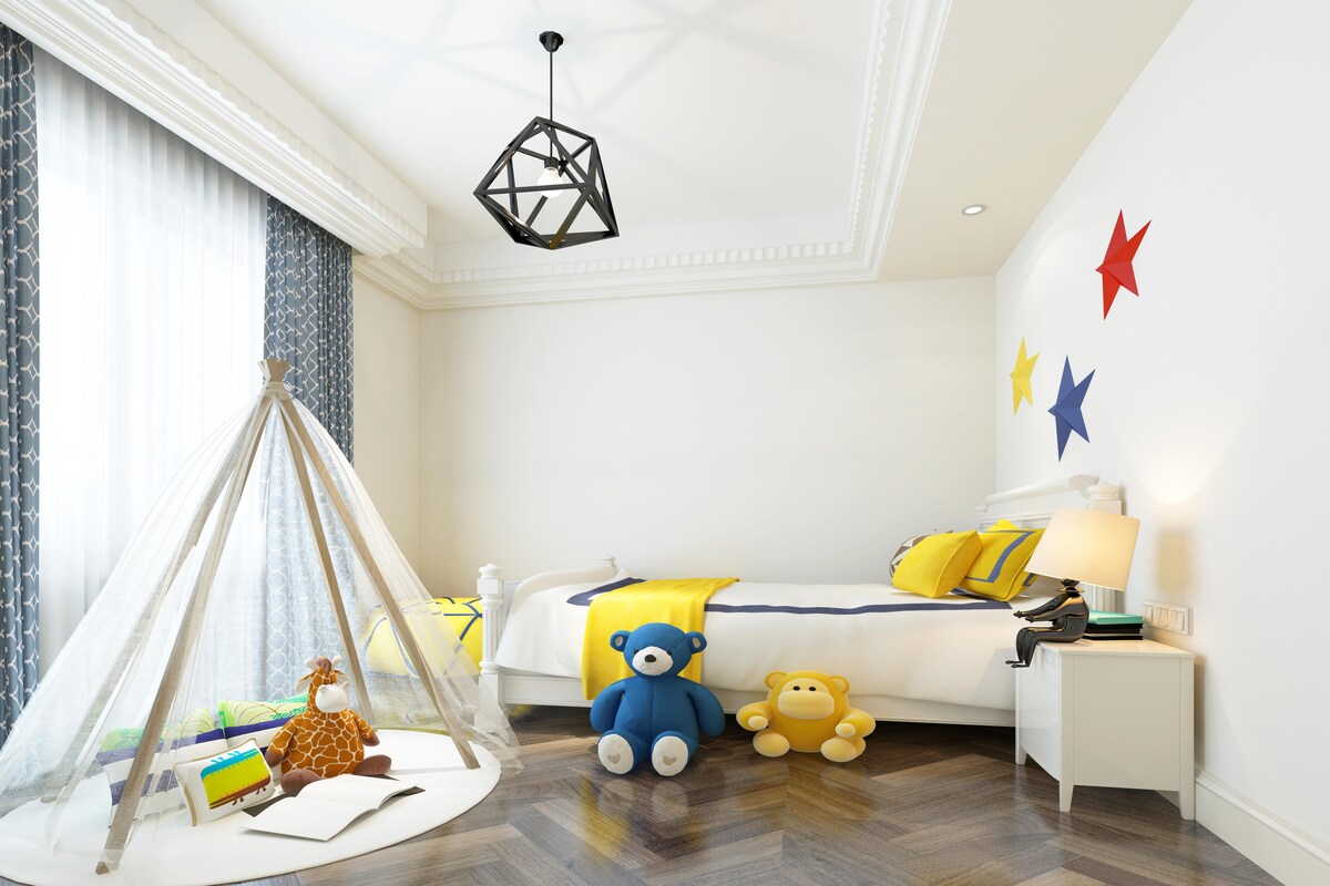 Colourful  Luxury Kids Room Design