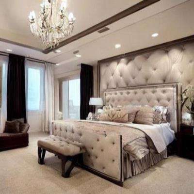 Elegant Spacious Master Bedroom Design