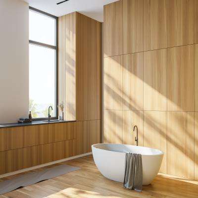 Elegant Wooden Bathroom Design