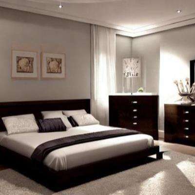 Elegant Compact Master Bedroom Design