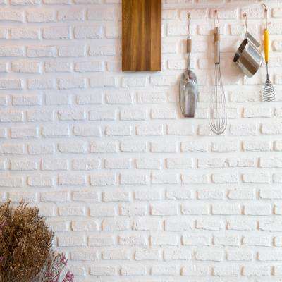 White Brick Kitchen Wall Tiles