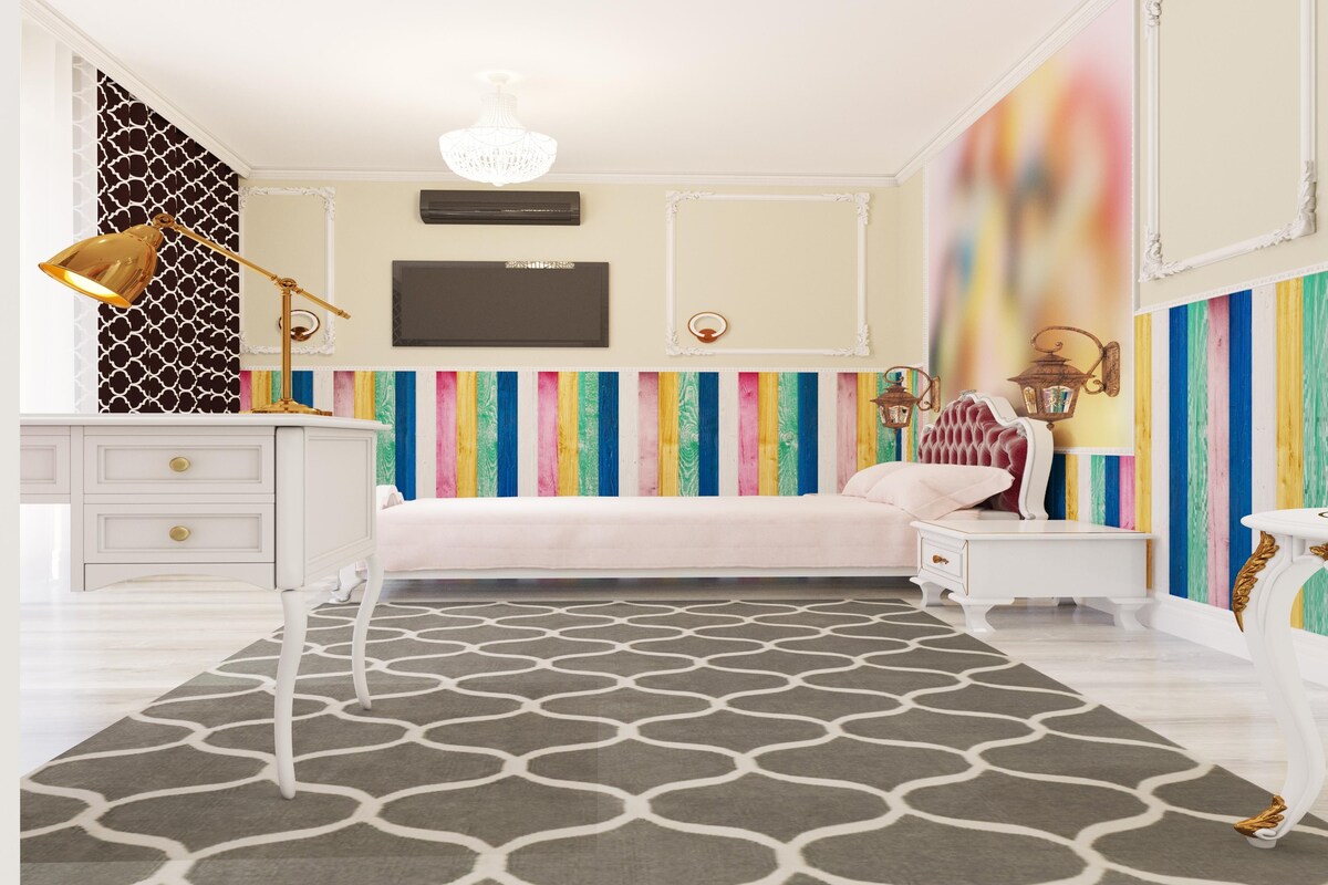 Colourful Contemporary Kids Room Design