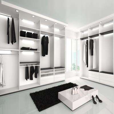 Modern Wardrobe Design With Open Units