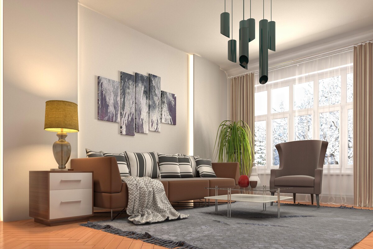 Contemporary Living Room Interior