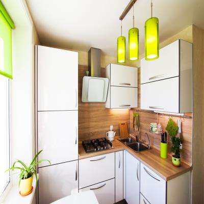 Apartment-style Simple Small Modular Kitchen