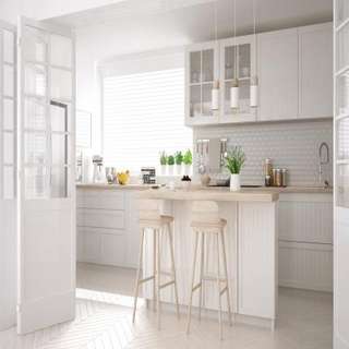 Classic White Kitchen Tiles