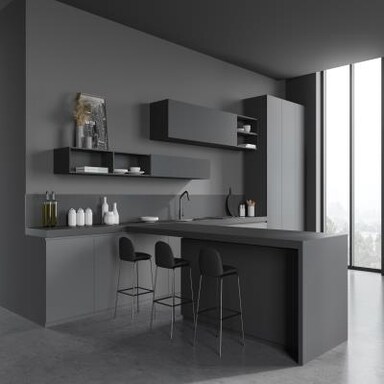 67 Grey Kitchen Interior Design Ideas & Images 2024