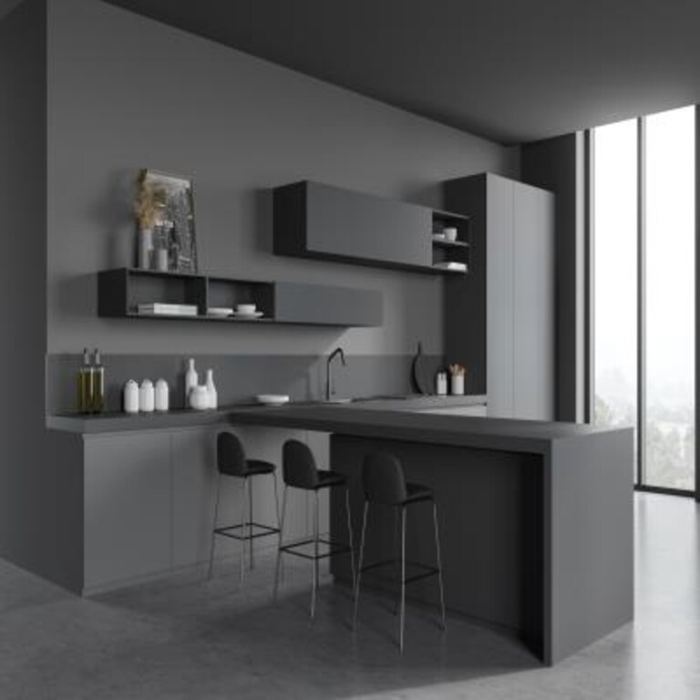 Modern Grey Kitchen