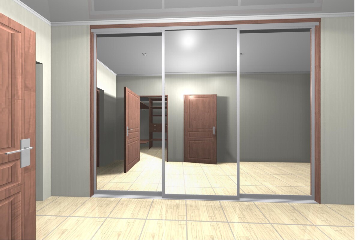 Glamourous Sliding Mirror Wardrobe Glamourous Sliding Mirror Wardrobe