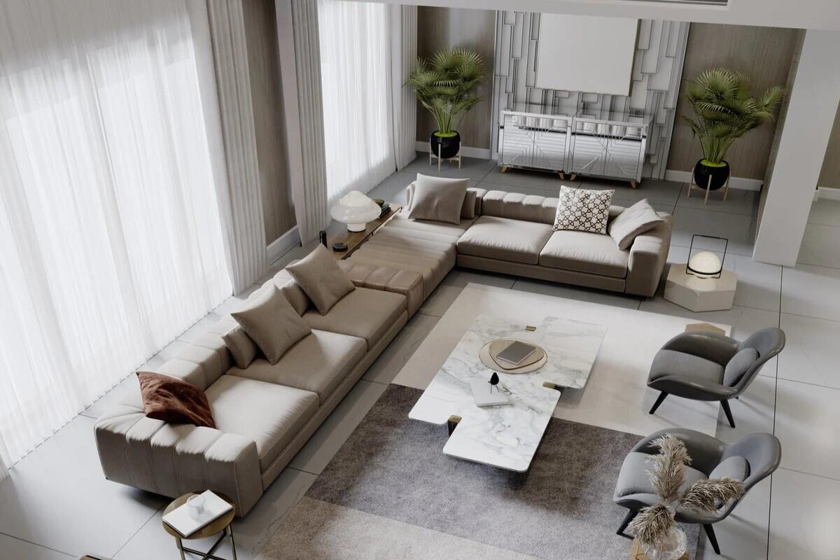 Contemporary Beige Living Room Set Contemporary Beige Living Room Set