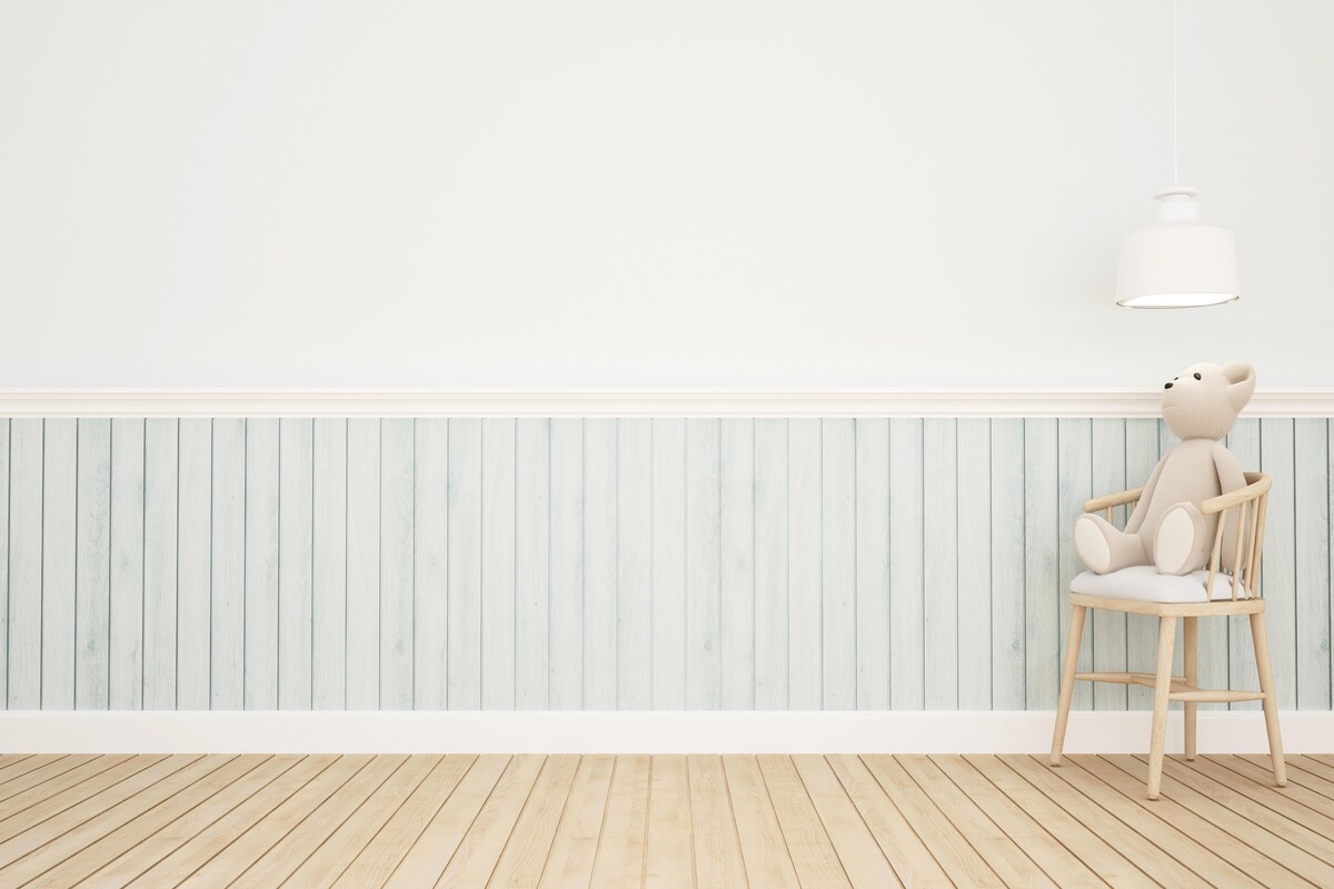Wooden Empty Kids Room Wooden Empty Kids Room