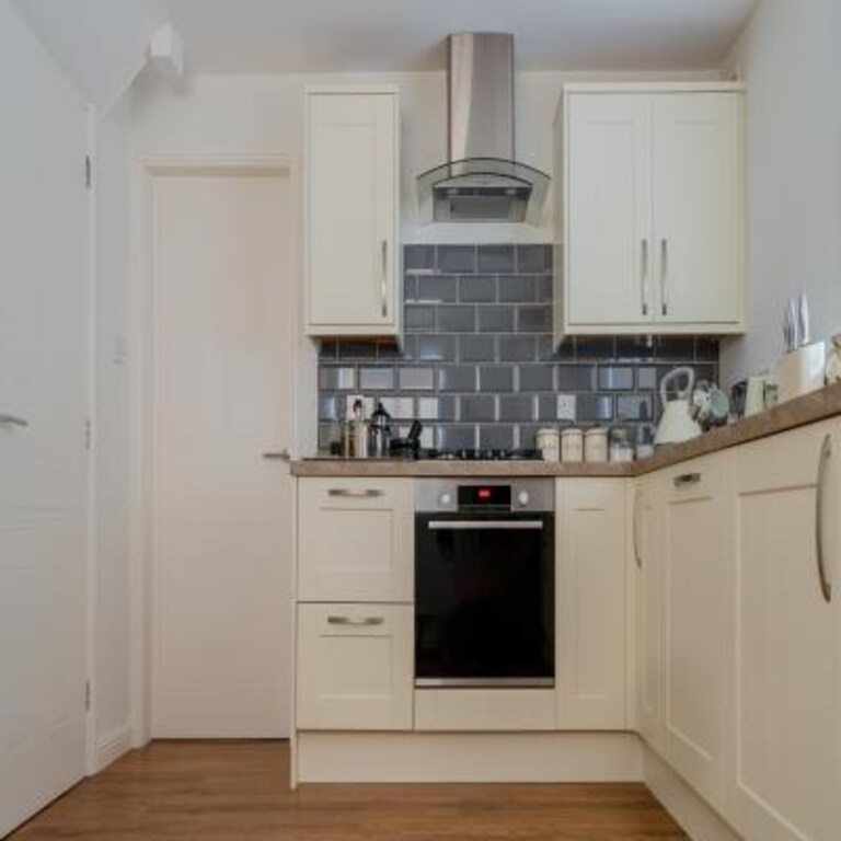 Glossy Grey Kitchen Splashback Tiles