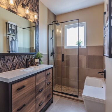 4 Compact Alcove Shower Design Ideas & Images