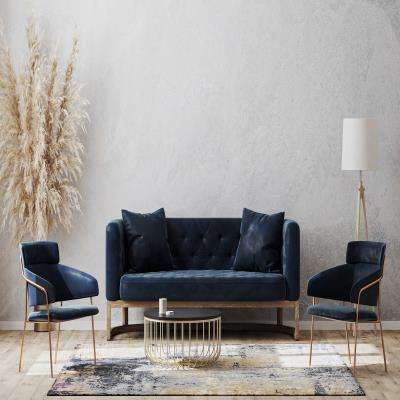 Classic Blue Couch Living Room
