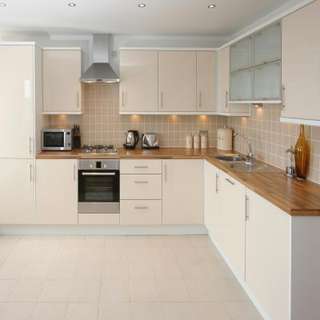 Opulent Beige Kitchen Floor Tiles