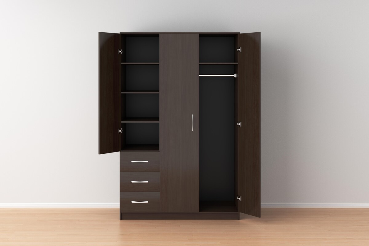 Simple Brown Wardrobe