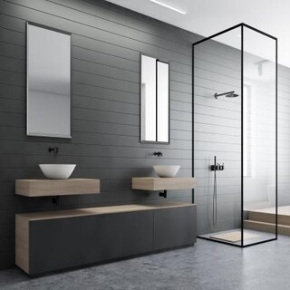 Minimalistic Shower Design for Bathroom