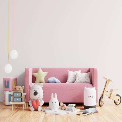 Neutral Cute Kids Room Design