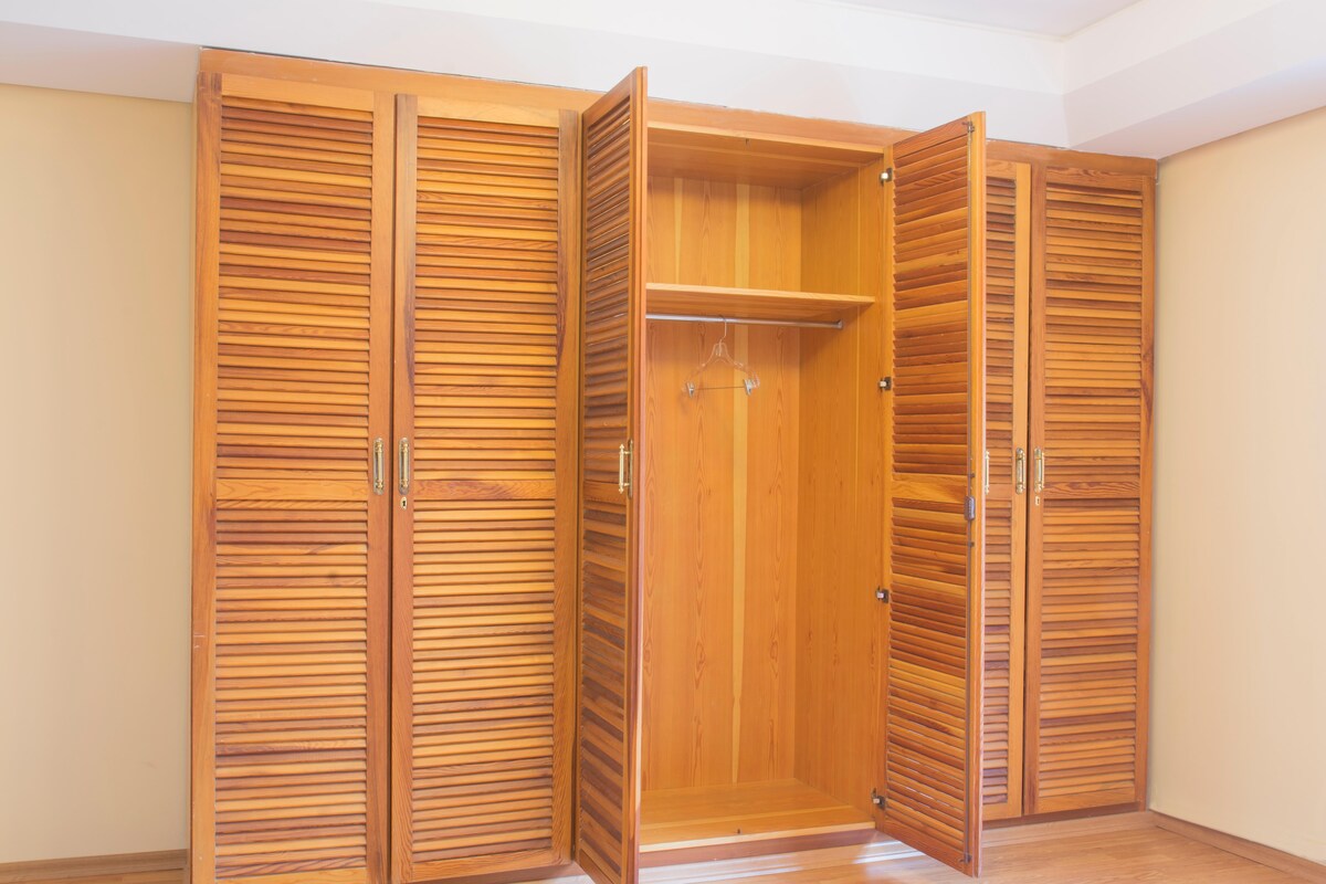 Solid Wood 6 Door Wardrobe