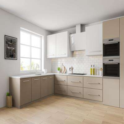 Contemporary Modular Kitchen Design with Ample Storage Space