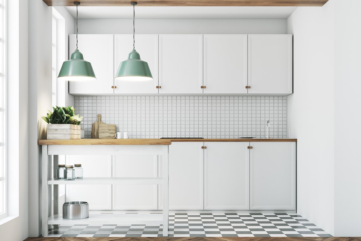 Attractive Small White Kitchen Tiles Attractive Small White Kitchen Tiles