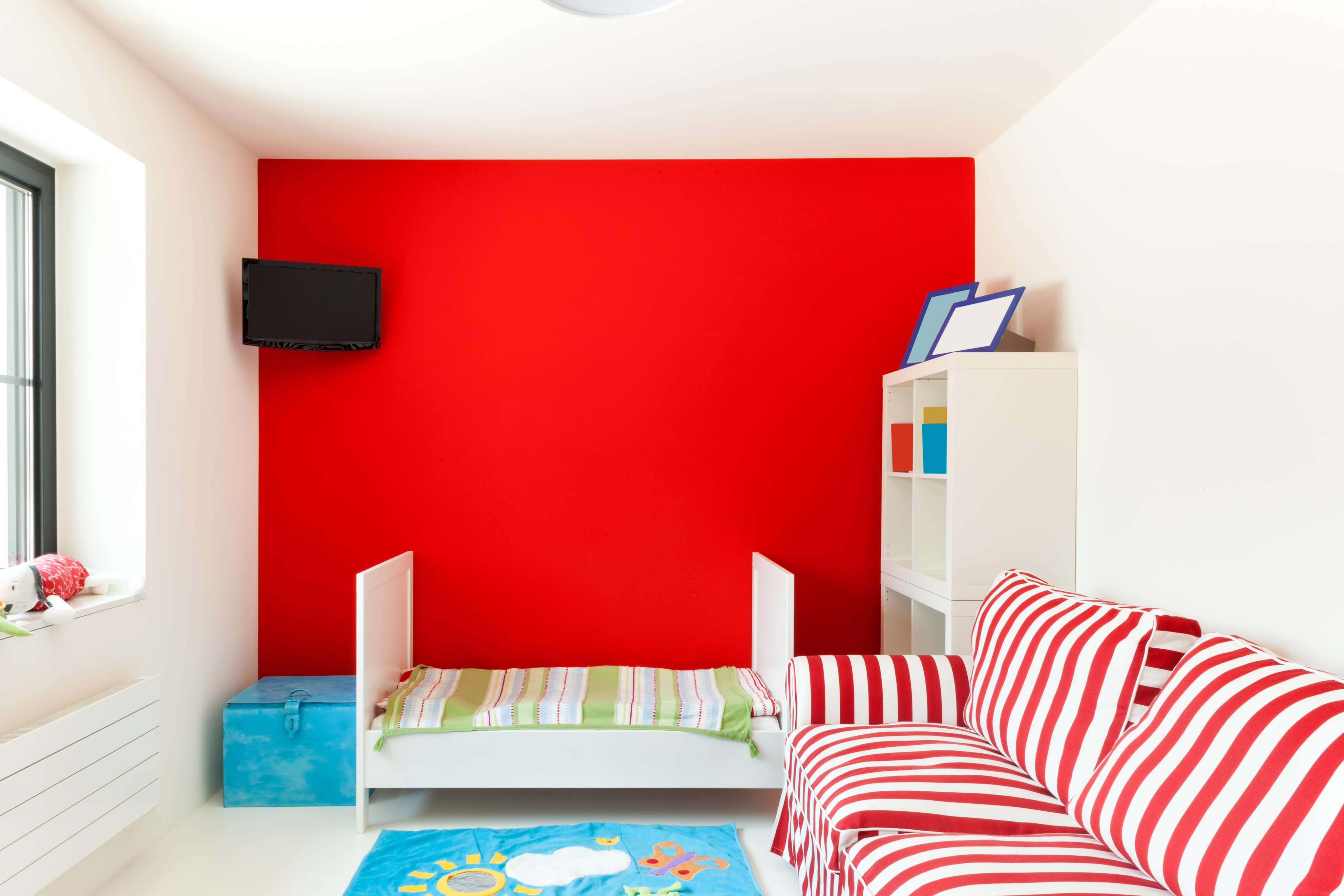 Red Kids Room Design