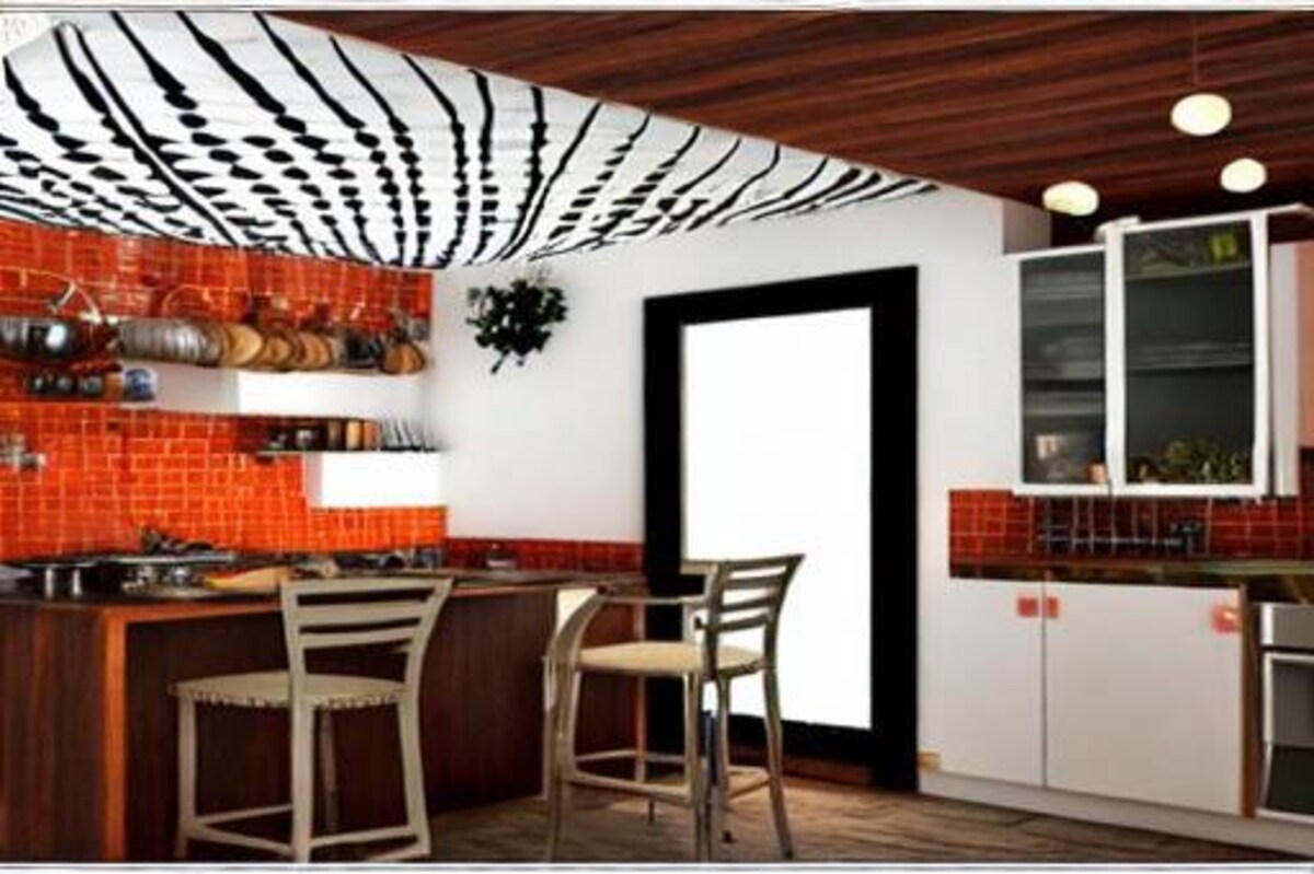 Bohemian Small Kitchen False Ceiling Design Bohemian Small Kitchen False Ceiling Design