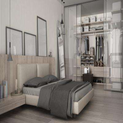 Elegant Glass Bedroom Closet