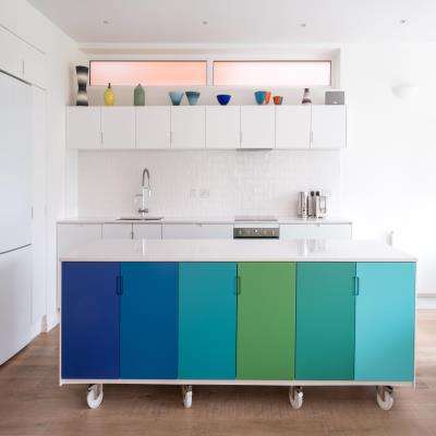 Portable Modular Kitchen with Colours