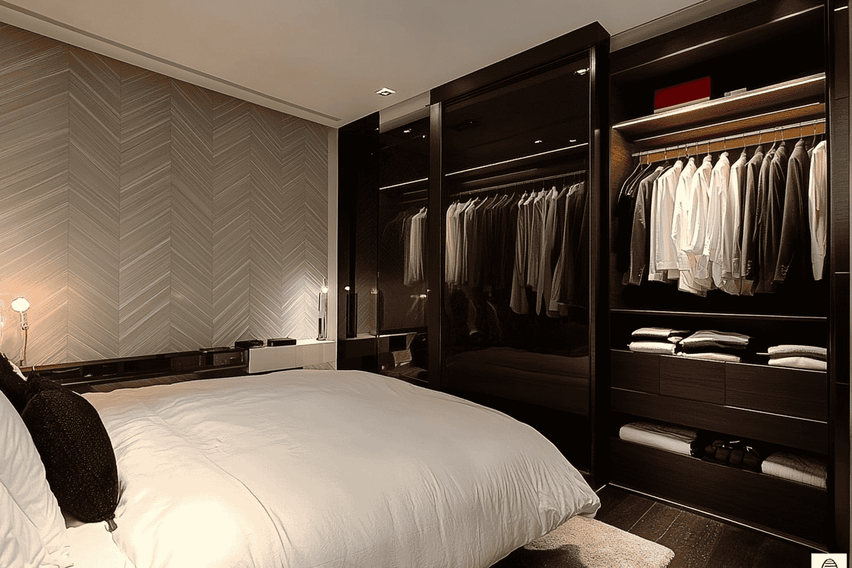 Modern-Master-Bedroom-Design-with-King-Bed-and-Walk-In-Wardrobe