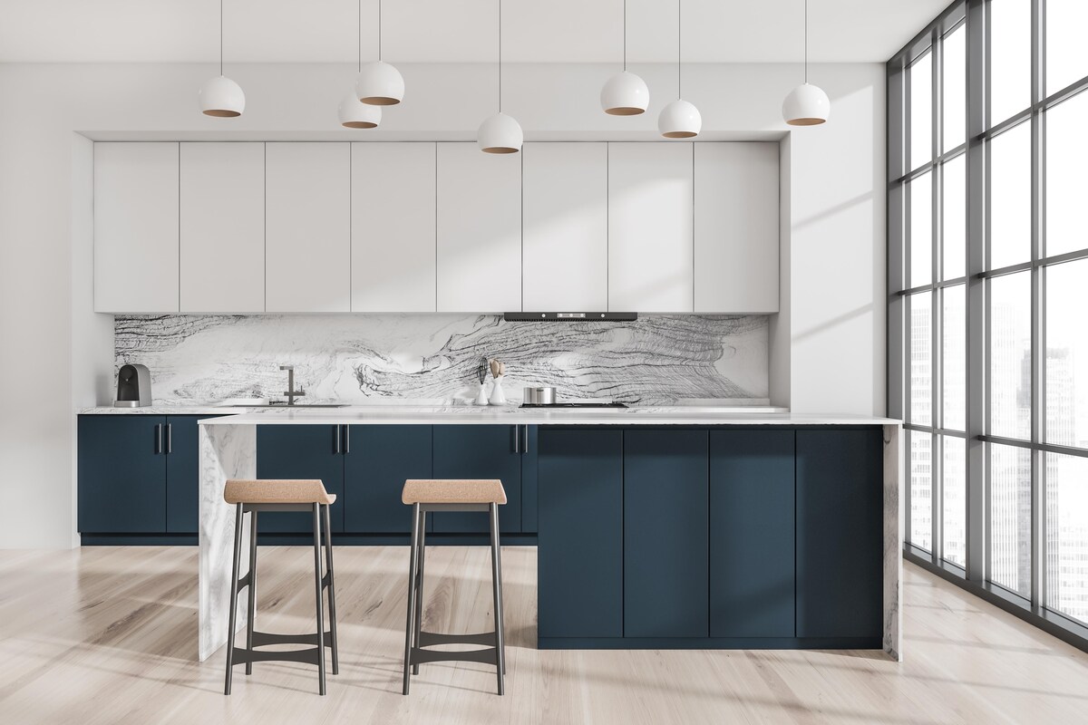 Luxury Modular Kitchen with a Sleek Finish Luxury Modular Kitchen with a Sleek Finish