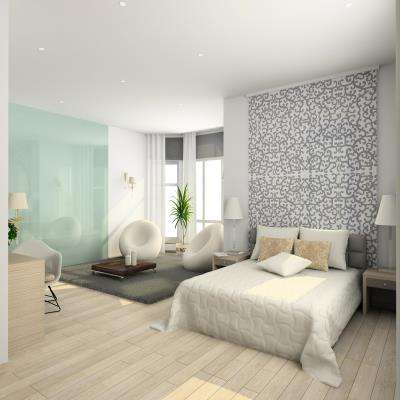 Spacious Luxury Master Bedroom Design