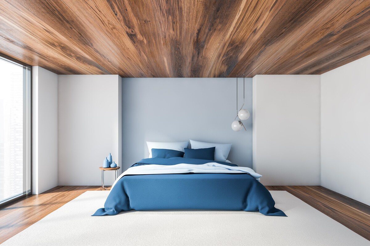 Plush Blue and White Master Bedroom Plush Blue and White Master Bedroom