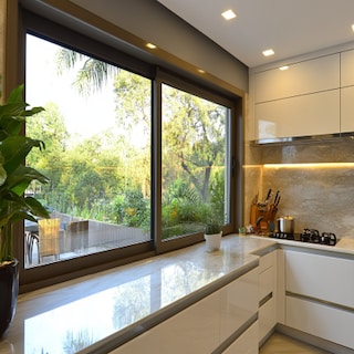 Modern UPVC Sliding Window Design For Kitchens